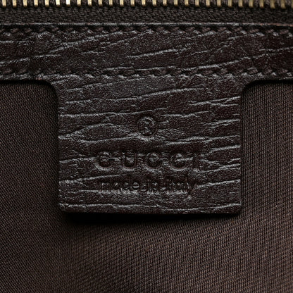 Gucci Monogram Medium Hasler Tote Dark Brown 6 of 18