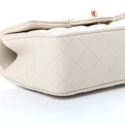 Chanel Caviar Quilted Mini Top Handle Rectangular Flap Beige 9 of 10