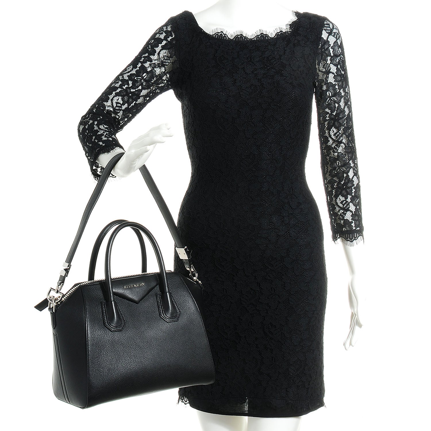 Givenchy Sugar Goatskin Small Antigona Black 2 of 11