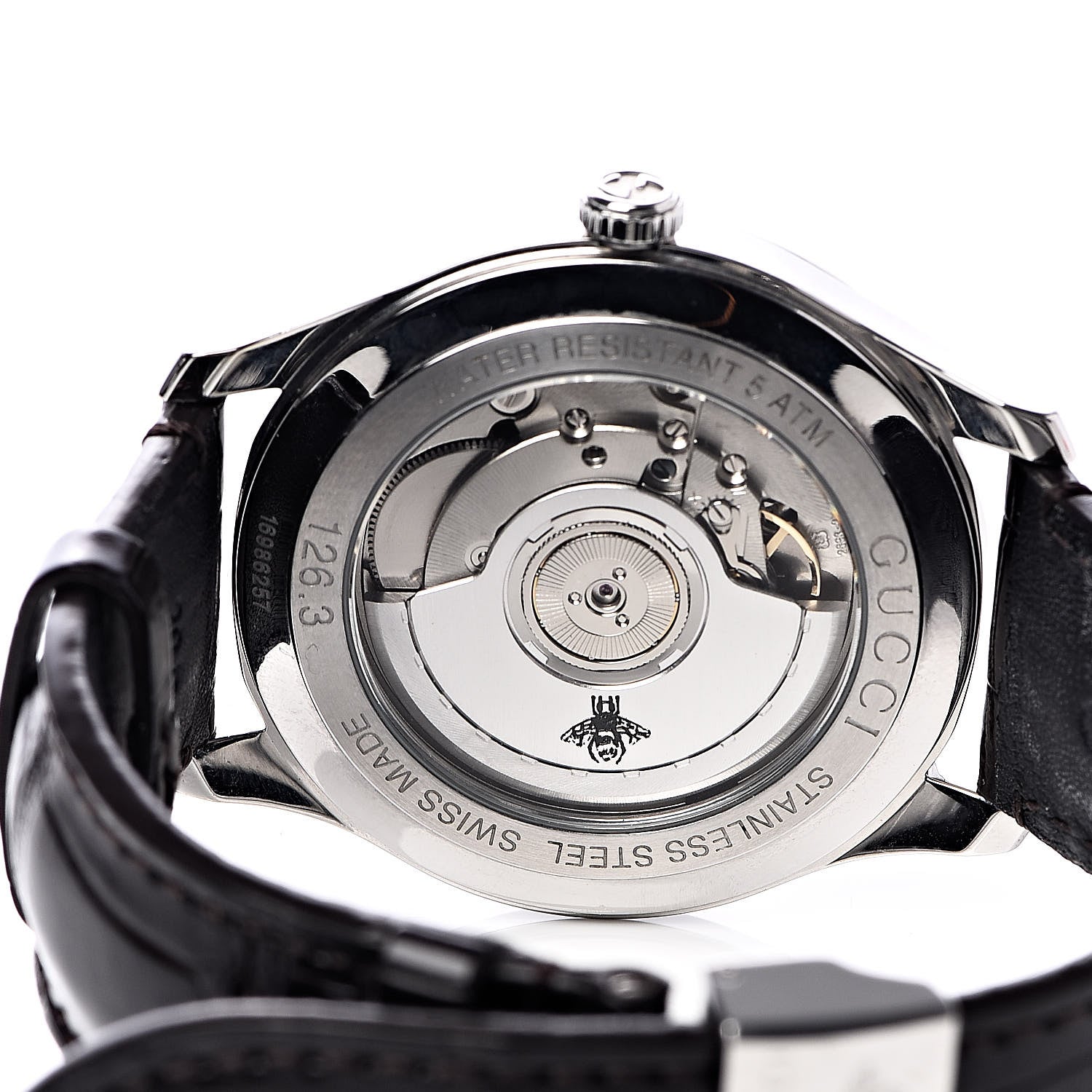 Gucci Stainless Steel Alligator 40mm G-Timeless Snake Hand Automatic Watch 5 of 9