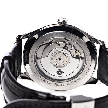 Gucci Stainless Steel Alligator 40mm G-Timeless Snake Hand Automatic Watch 5 of 9