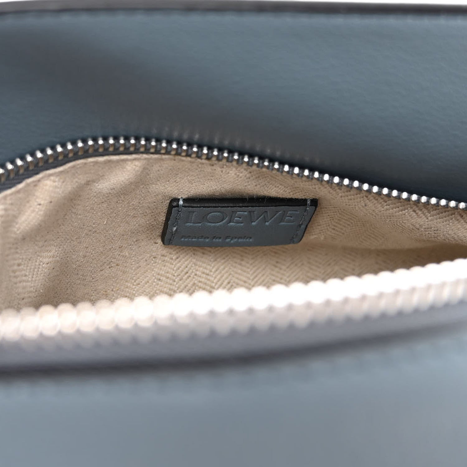 Loewe Calfskin Medium Puzzle Bag Stone Blue 6 of 9