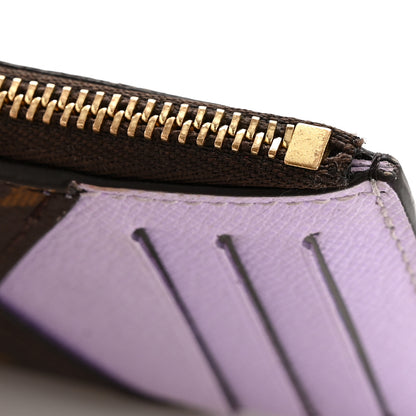 Louis Vuitton Monogram Zipped Romy Card Holder Bubble Tea 8 of 10