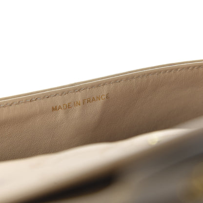 Chanel Lambskin Quilted Medium Double Flap Beige 9 of 14