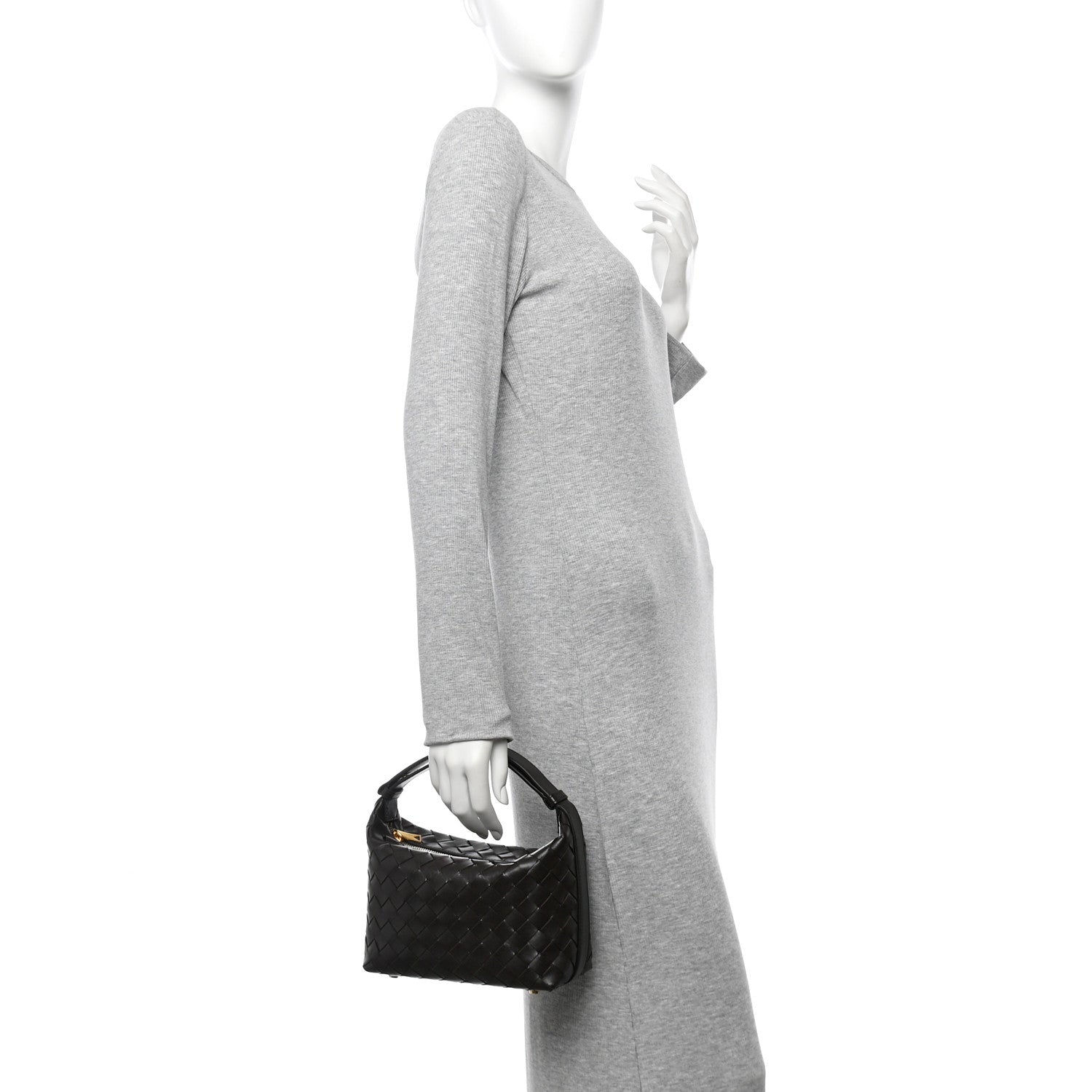 Bottega Veneta Calfskin Nappa Intrecciato Mini Wallace Fondant 2 of 11