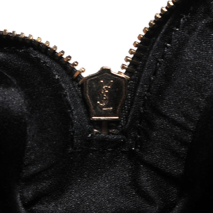 Saint Laurent Nubuck Crocodile Embossed Oversized Muse Grey 7 of 9