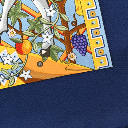 Hermes Silk Axis Mundi Shawl 90 4 of 6