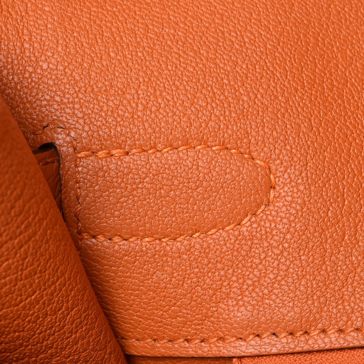 Taurillon Clemence Birkin 35 Orange