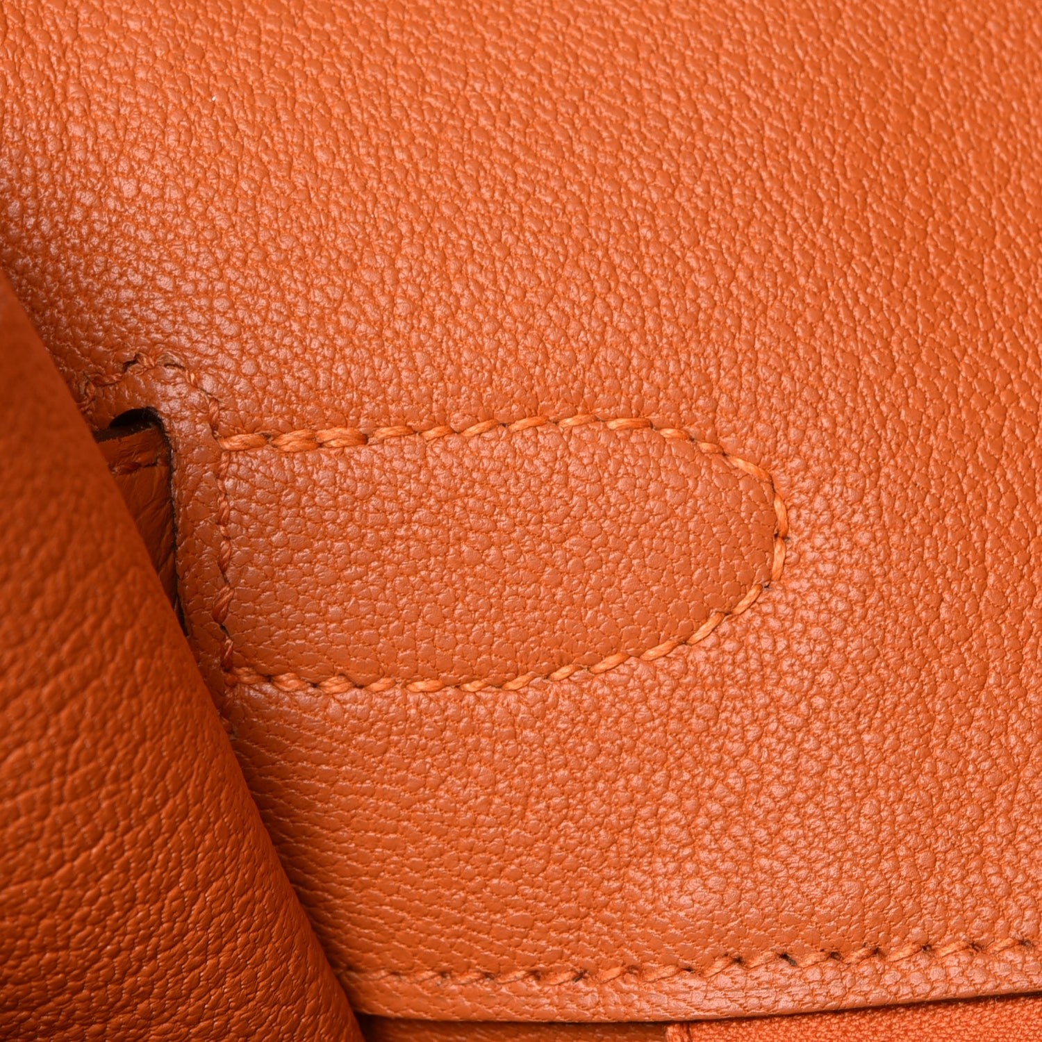 Hermes Taurillon Clemence Birkin 35 Orange 17 of 30