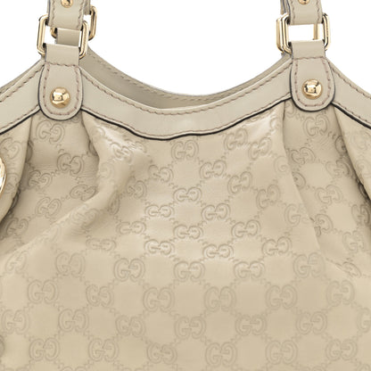 Gucci Guccissima Medium Sukey Tote Mystic White 8 of 11