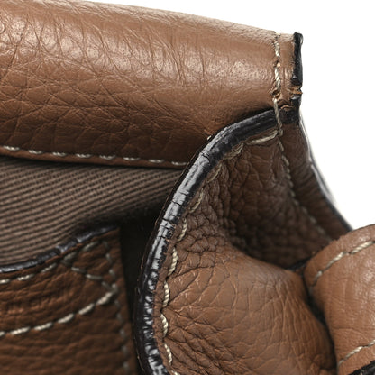 Chloe Grained Calfskin Small Marcie Saddle Bag Nut 13 of 15