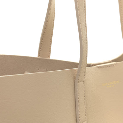 Saint Laurent Calfskin Large Shopping Tote Nude Powder 9 of 10