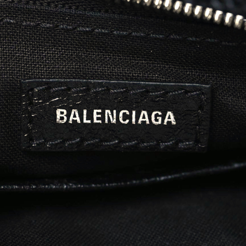 Agneau Arena Le Cagole Mini Purse With Chain Black