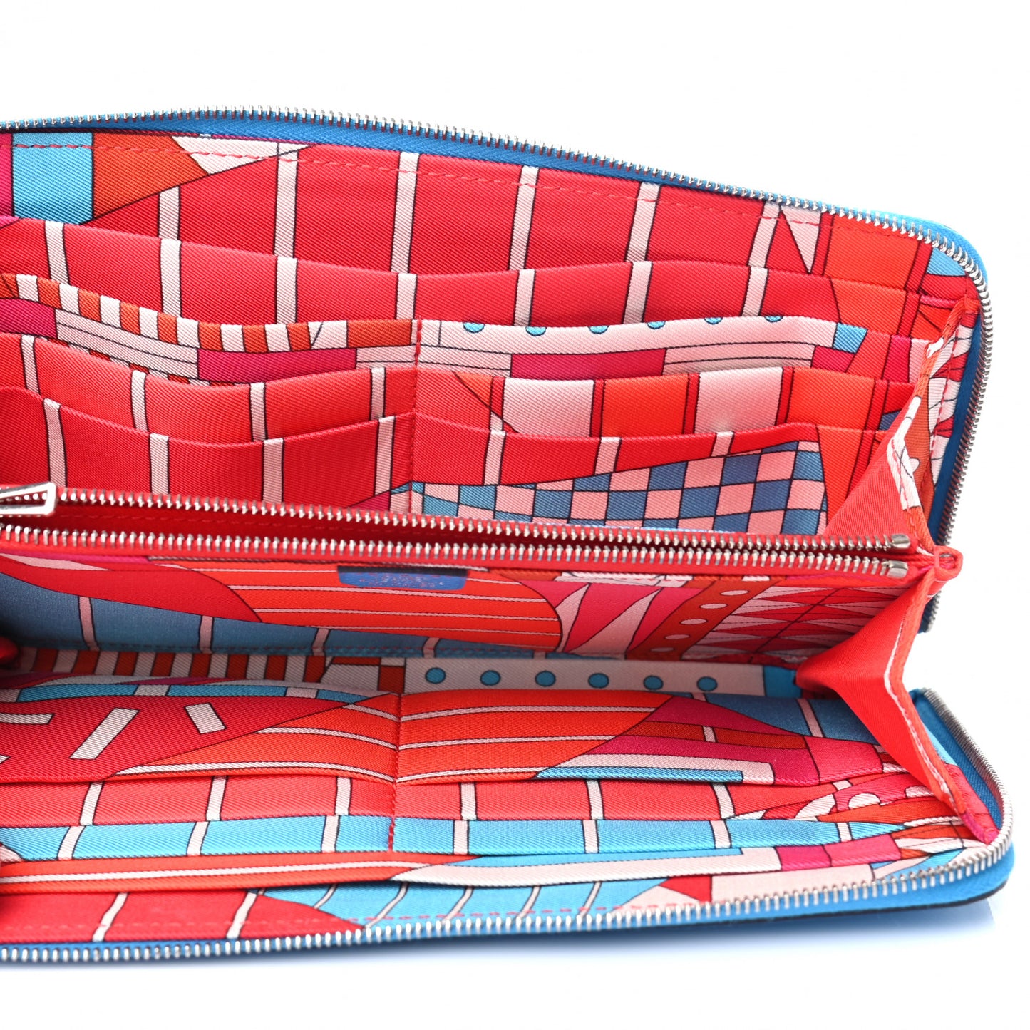 Epsom Silk'In Wallet Bleu Frida