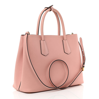 Prada Saffiano Cuir Medium Double Bag Orchidea 3 of 10