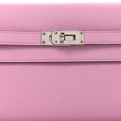 Hermes Epsom Kelly To Go Wallet Mauve Sylvestre 9 of 11