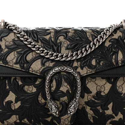 Gucci GG Supreme Monogram Arabesque Small Dionysus Shoulder Bag Black 8 of 10