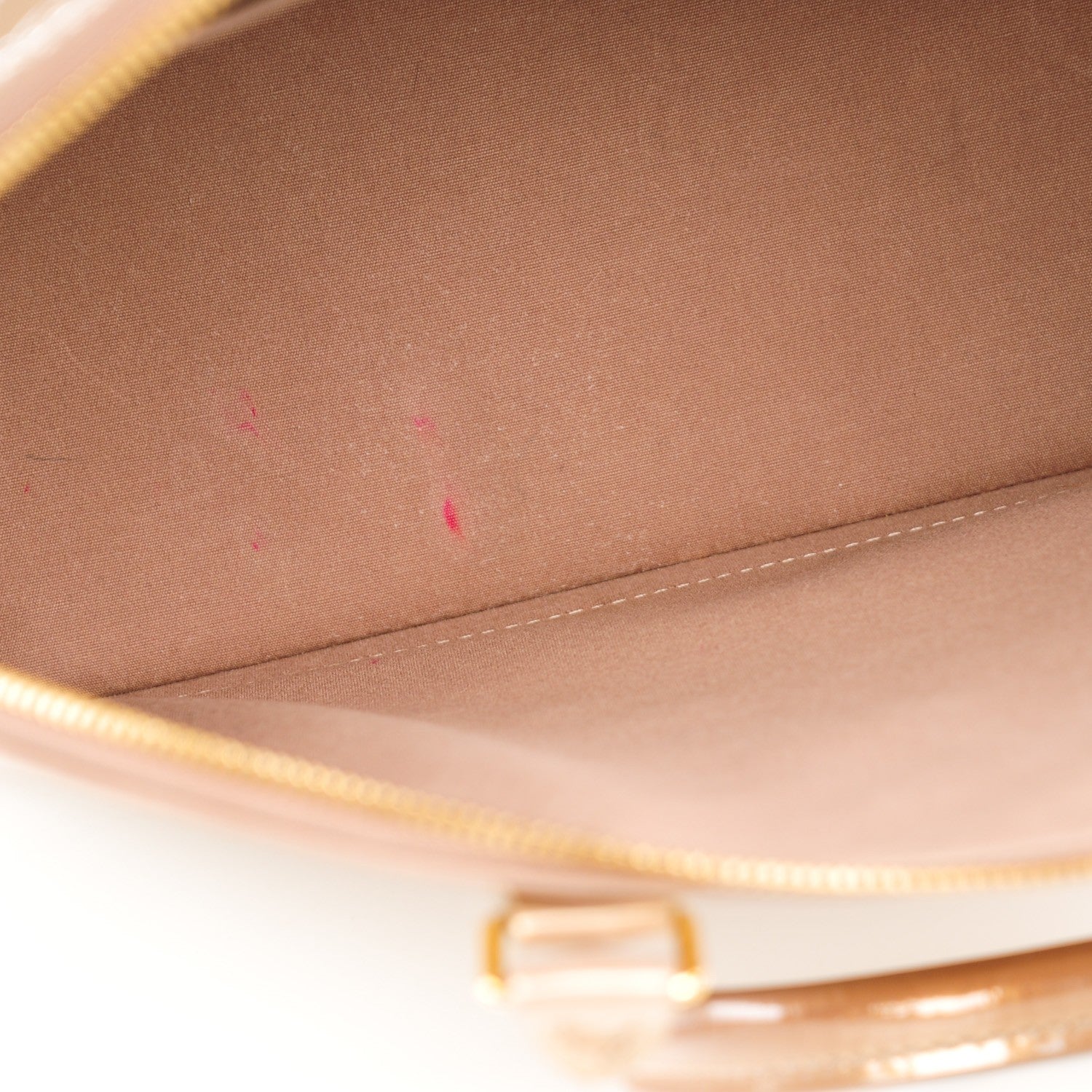 Louis Vuitton Vernis Alma GM Beige Poudre 12 of 13