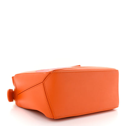 Loewe X HOWLS MOVING CASTLE Satin Calfskin Small Calcifer Puzzle Orange 4 of 11