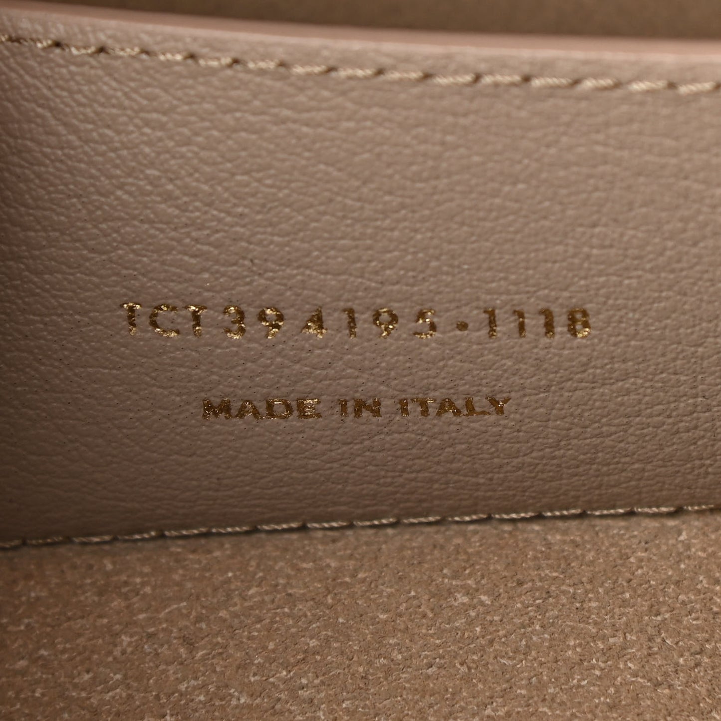 Calfskin Large Shopping Tote Nude Powder