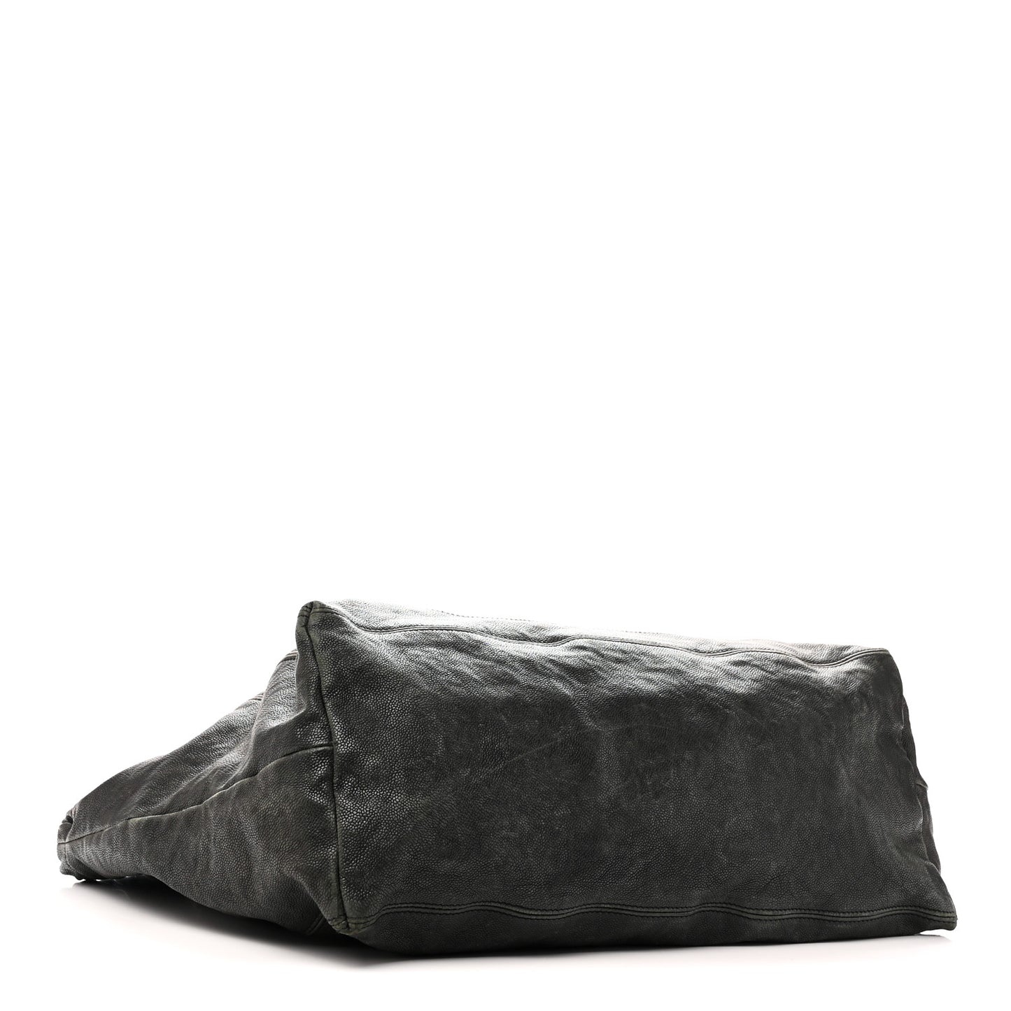 Distressed Caviar XL Coco Cabas Black
