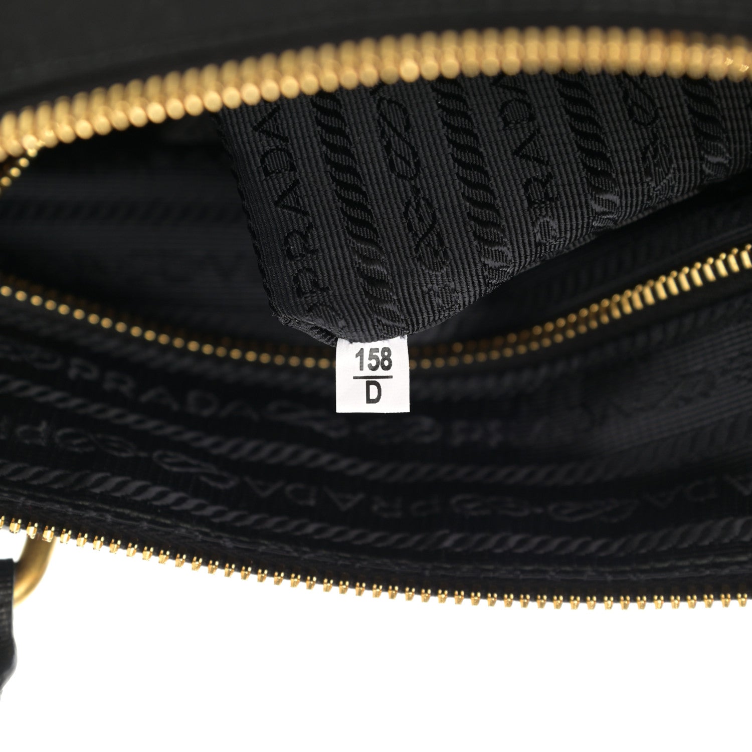 Prada Tessuto Nylon Saffiano Small Satchel Black 8 of 11