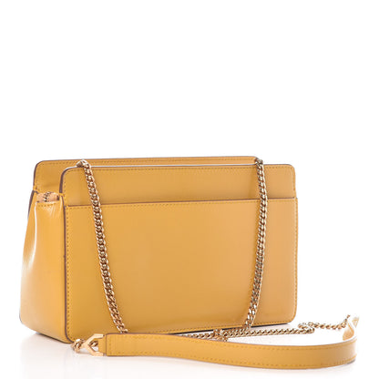 Givenchy Goatskin Diamond Quilted Pocket Crossbody Golden 3 of 9