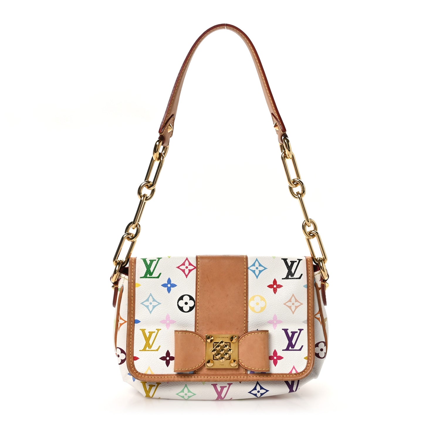 Monogram Multicolor Patti White