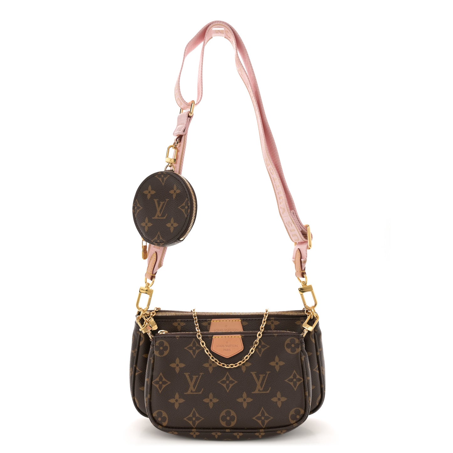 Monogram Multi Pochette Accessories Rose Clair