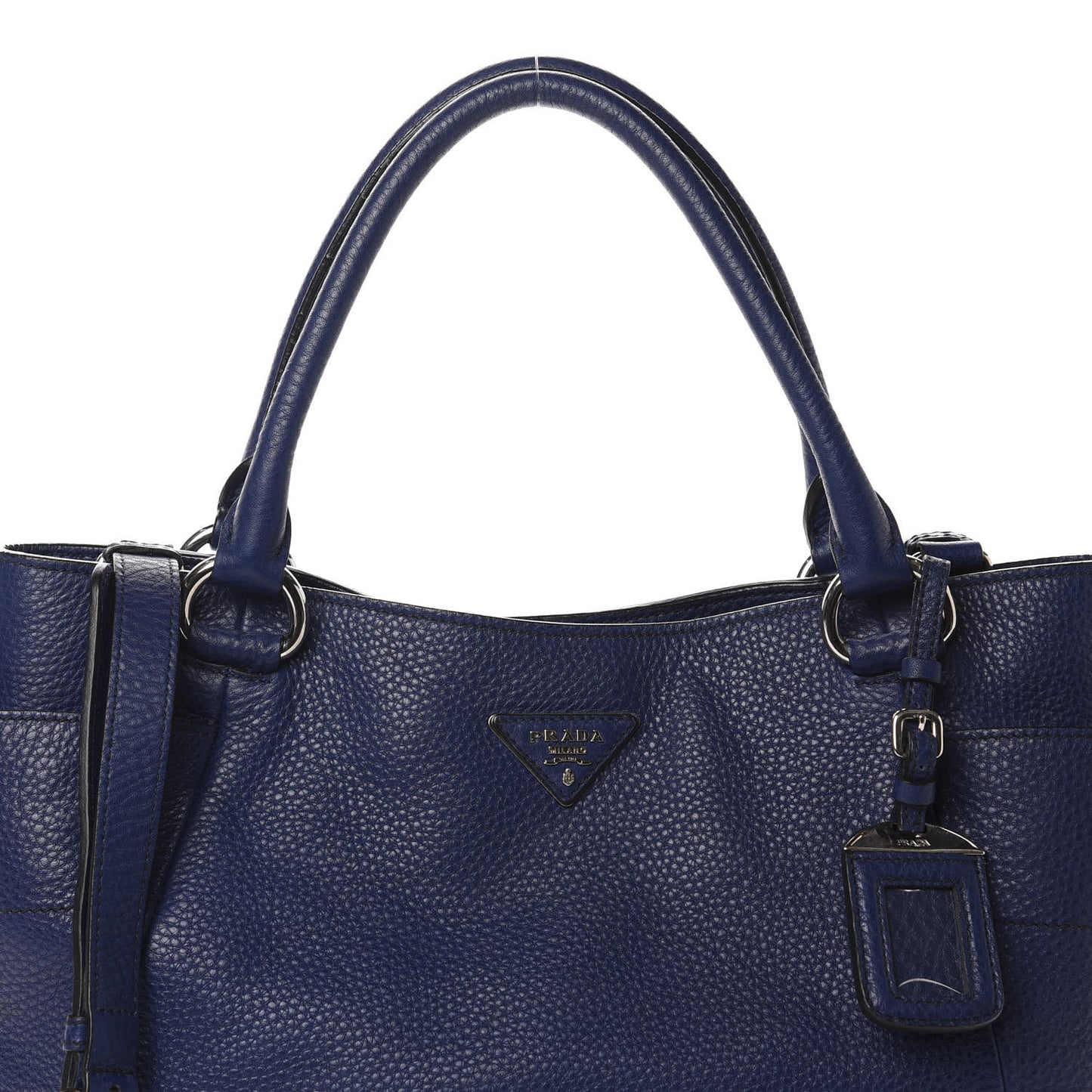 Vitello Daino Side Pocket Tote Inchiostro