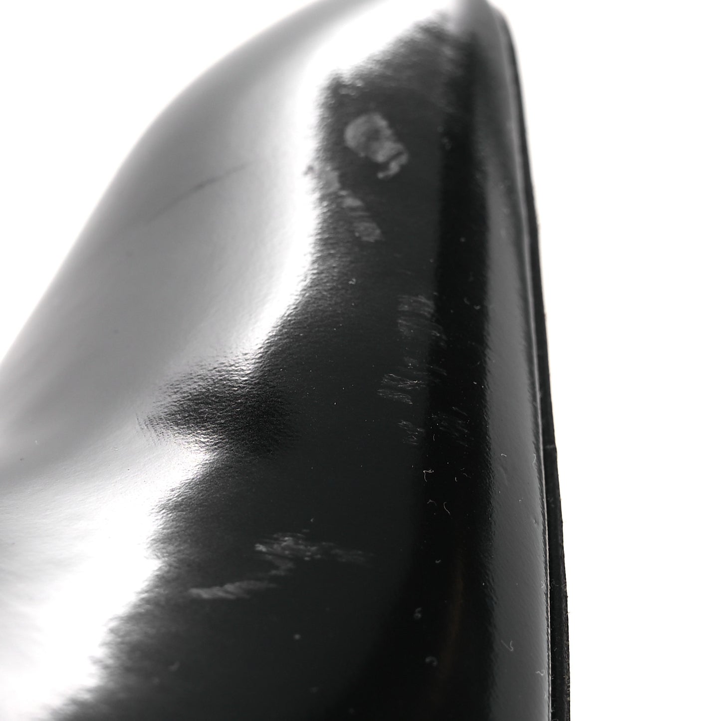 Glazed Calfskin Auteuil 105mm Zip Boots 38 Black