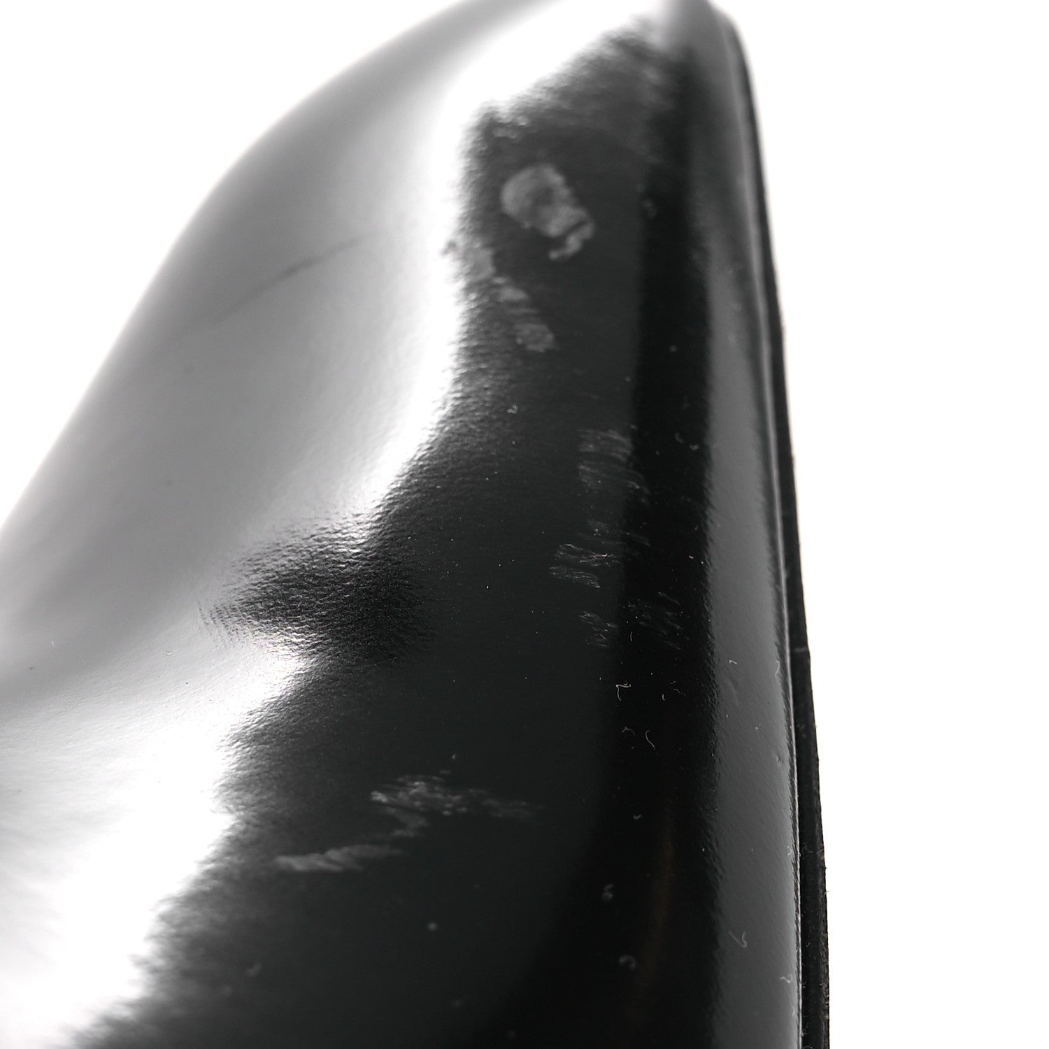 Saint Laurent Glazed Calfskin Auteuil 105mm Zip Boots 38 Black 11 of 13