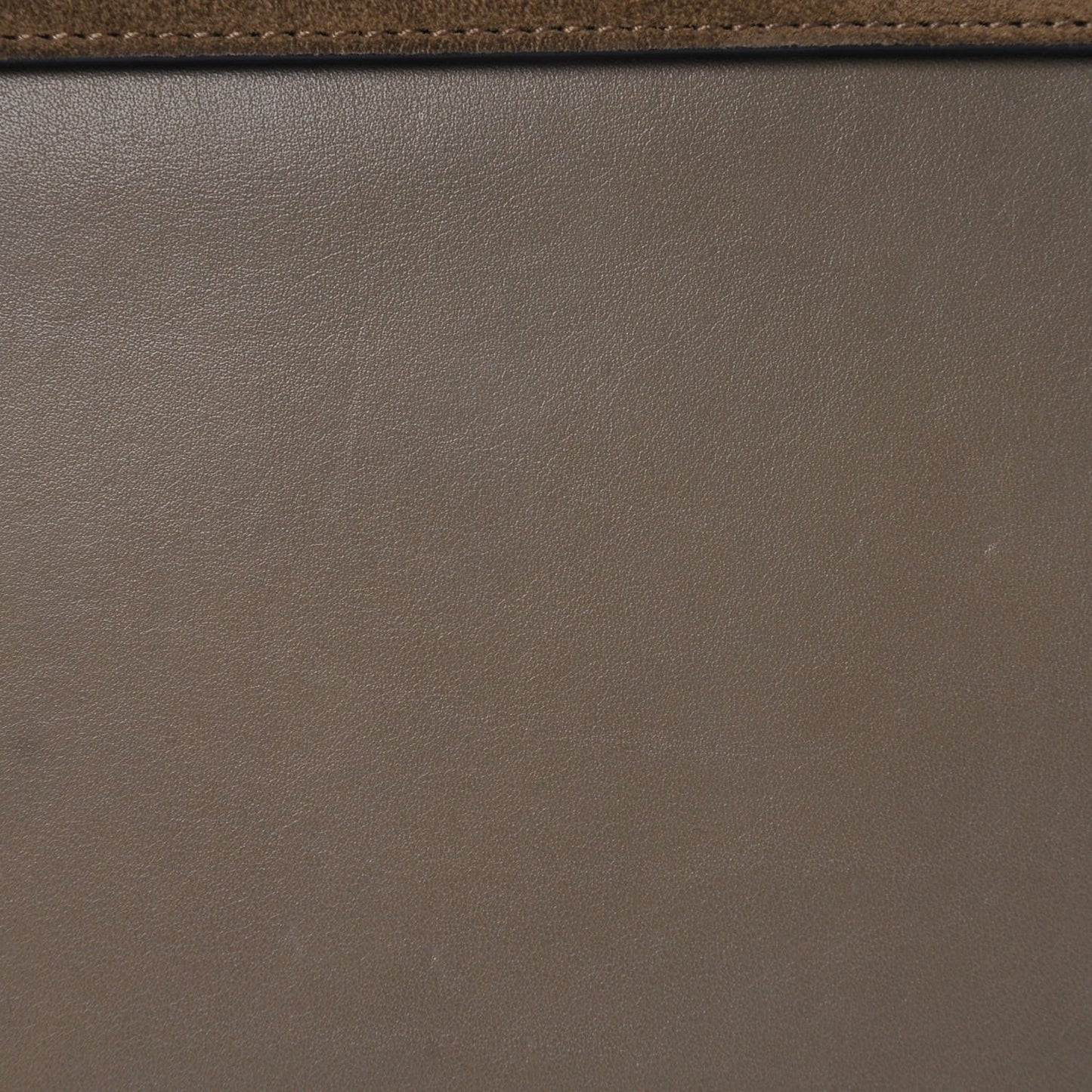 Suede Calfskin Medium Faye Shoulder Bag Dark Khaki