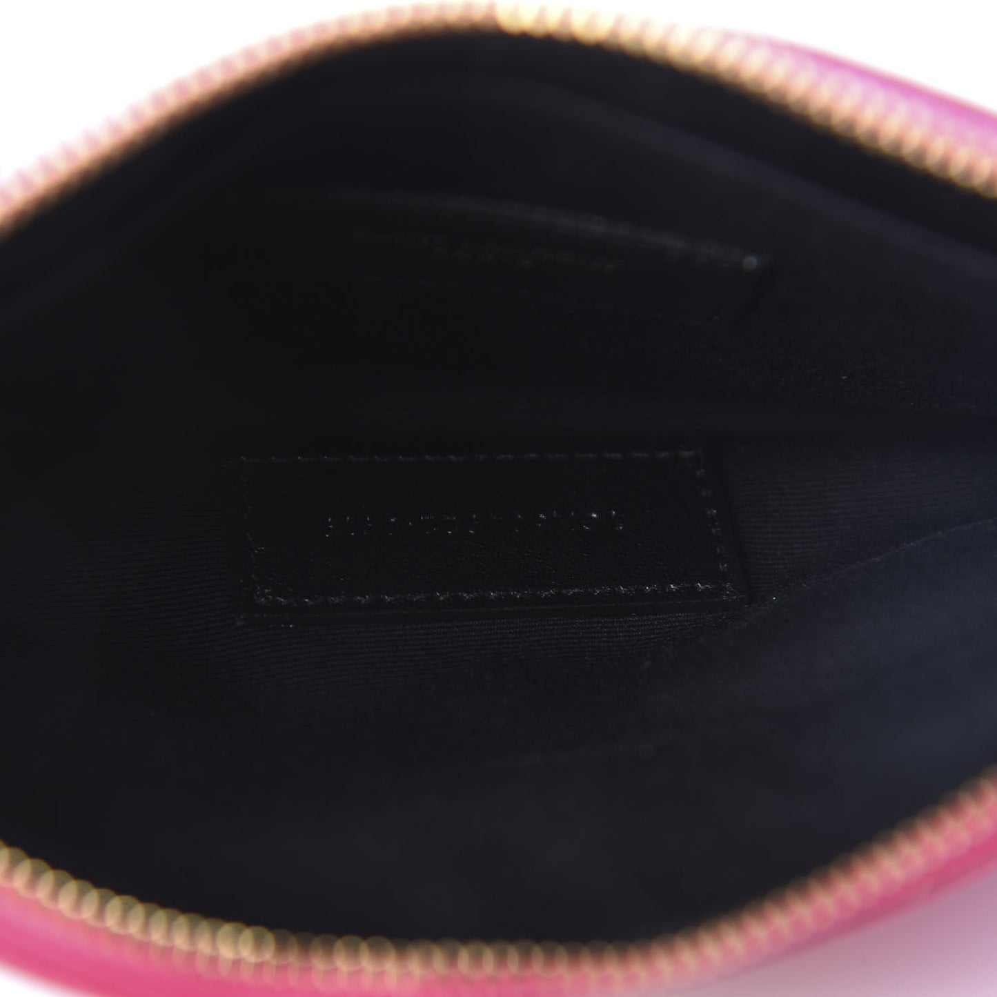 Grain De Poudre Chevron Monogram Bill Pouch Bright Pink