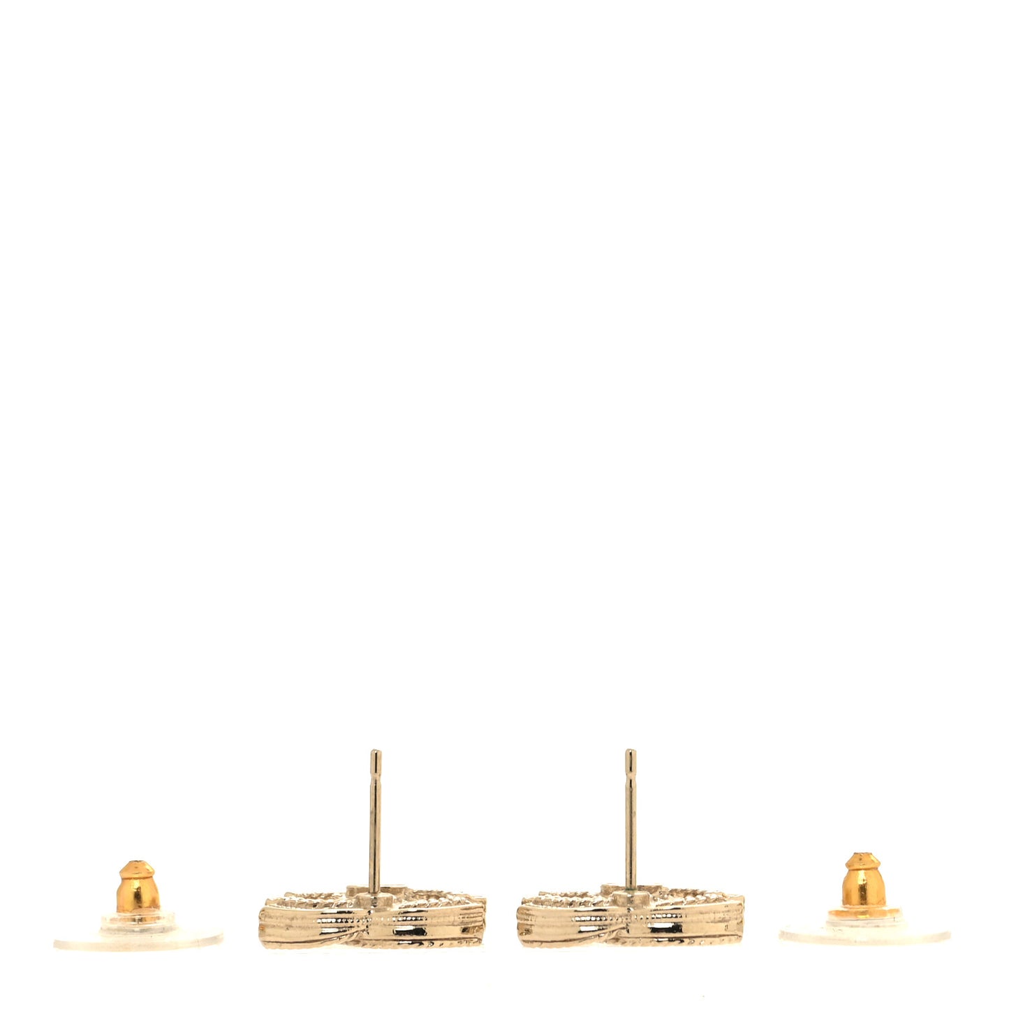 Pearl CC Earrings Gold