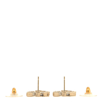 Chanel Pearl CC Earrings Gold 3 of 5