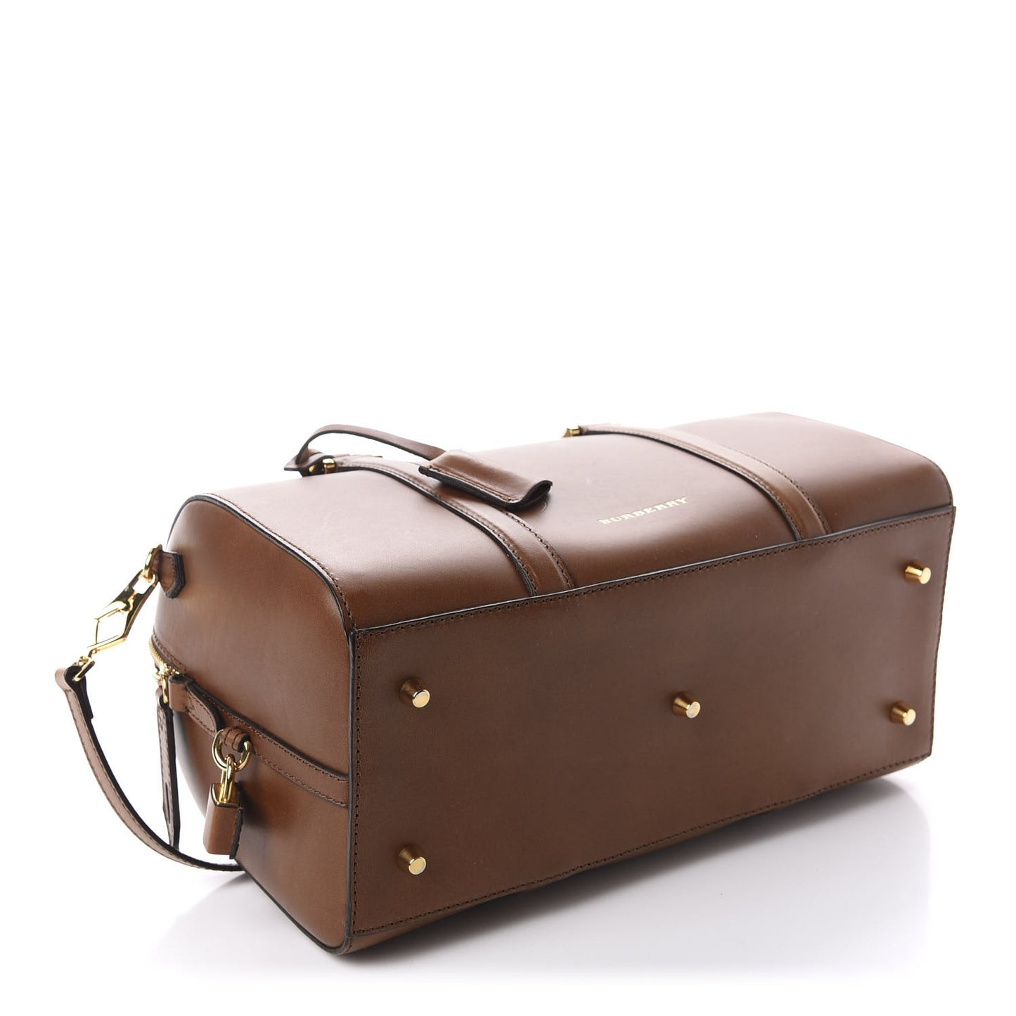Soft Calfskin Alchester Bowling Bag Tan