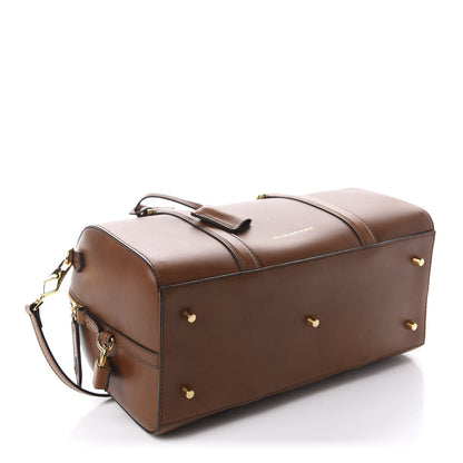 Burberry Soft Calfskin Alchester Bowling Bag Tan 4 of 11