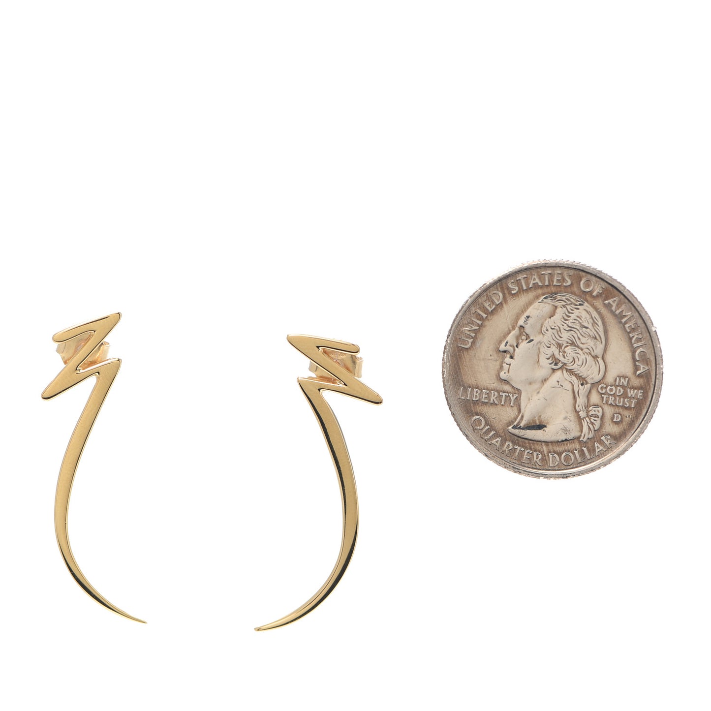 18K Yellow Gold Paloma Picasso Scribble Earrings