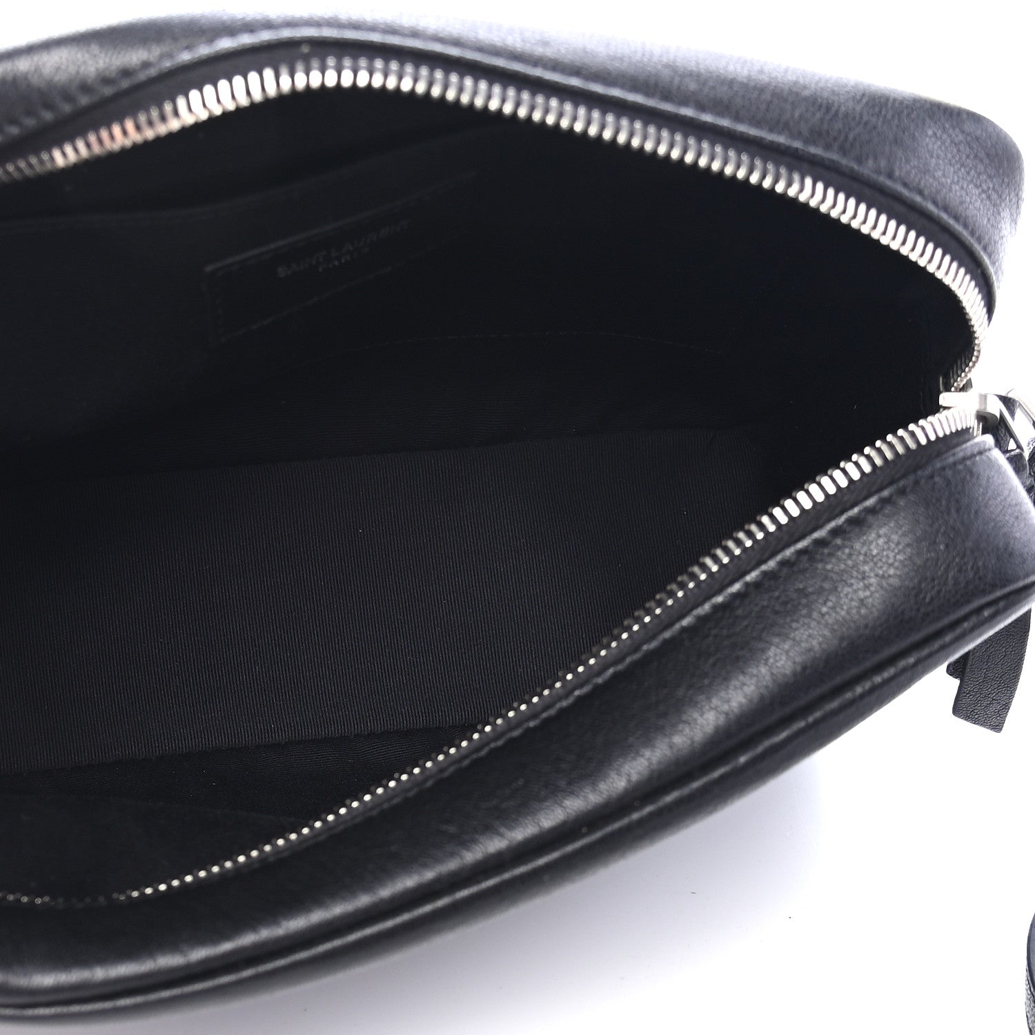 Saint Laurent Lambskin Monogram Small Lou Camera Bag Black 5 of 9