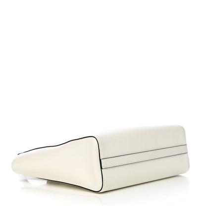 Prada Saffiano Soft Calfskin Zippered Tote White 4 of 11