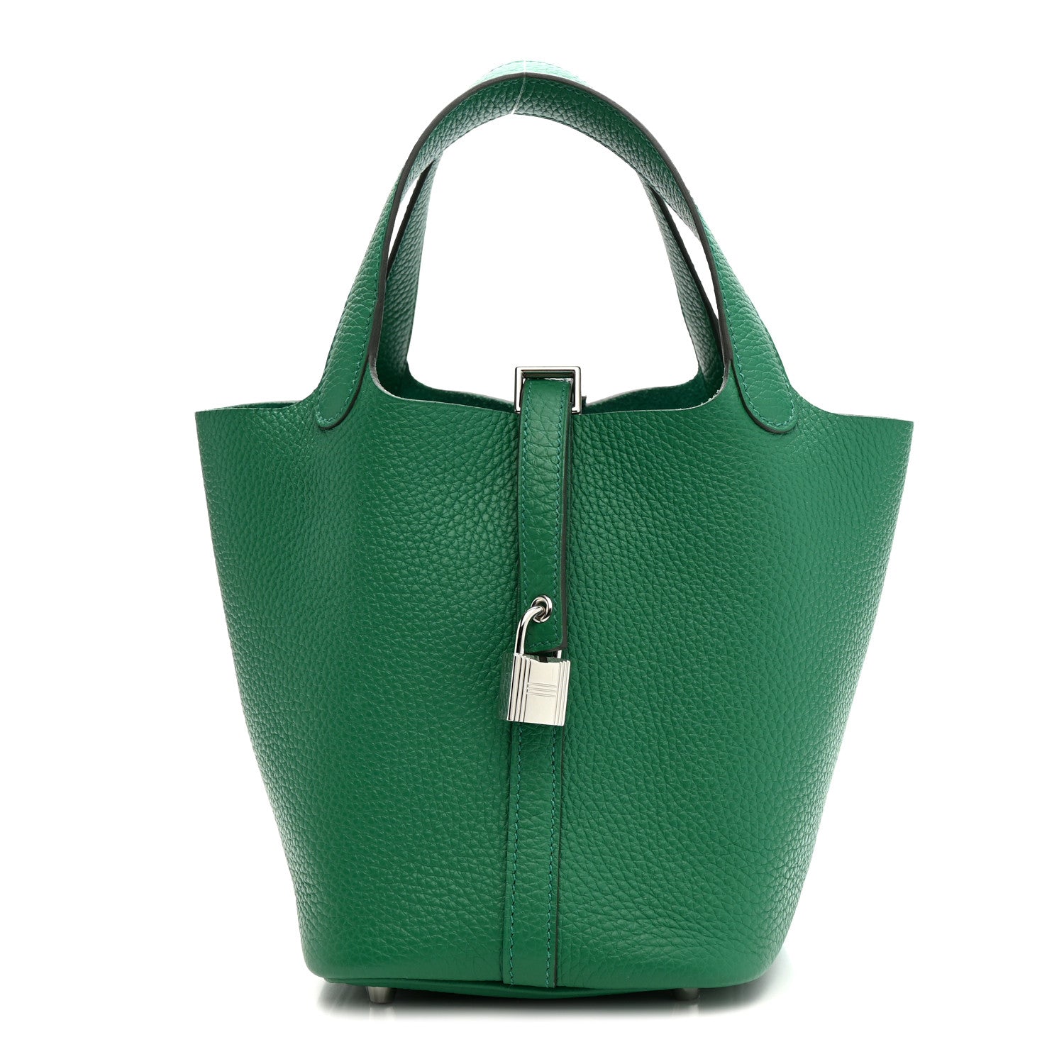Hermes Taurillon Clemence Picotin Lock 18 PM Vert Vertigo 1 of 11
