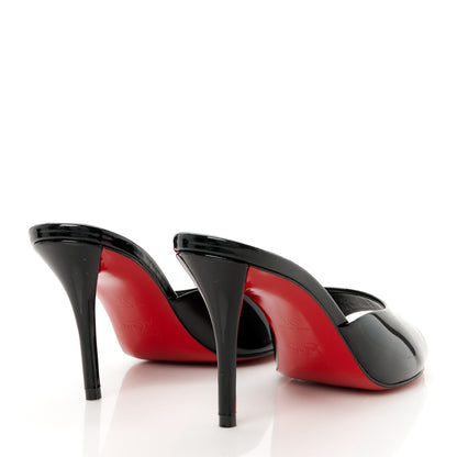 Christian Louboutin Patent Miss Z 80 Mule 37 Black 5 of 9