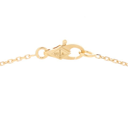 Van Cleef & Arpels 18K Yellow Gold Diamond Mini Frivole Pendant Necklace 3 of 6