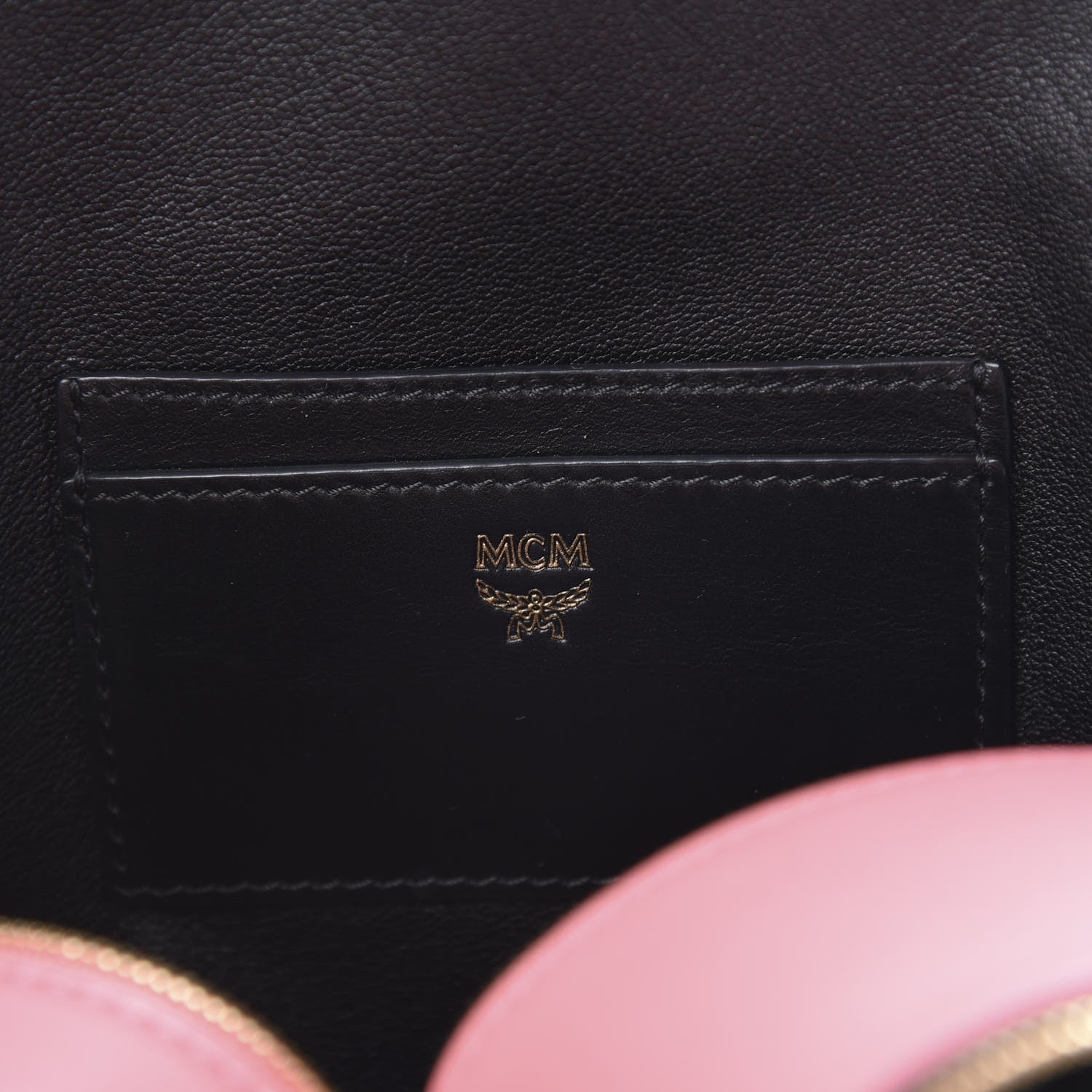 MCM Calfskin Mini Duchess Polke Studs Backpack Pink 6 of 16