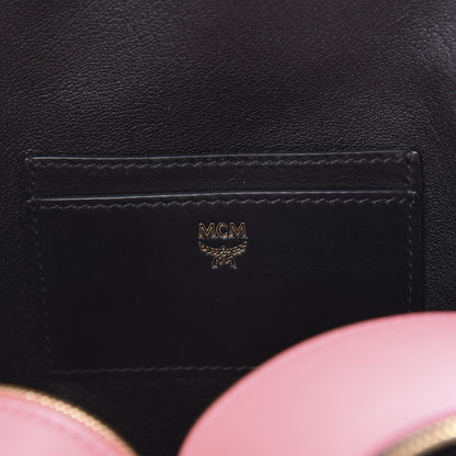 MCM Calfskin Mini Duchess Polke Studs Backpack Pink 6 of 16
