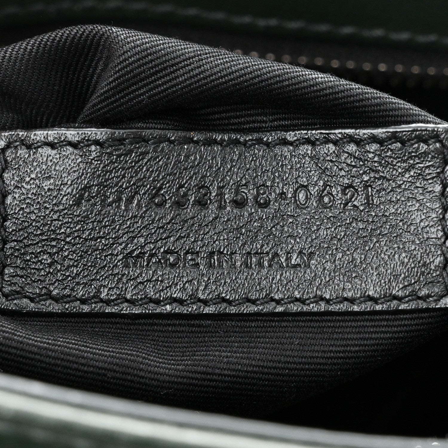 Saint Laurent Crinkled Lambskin Matelasse Monogram Medium Niki Chain Satchel Green 7 of 10