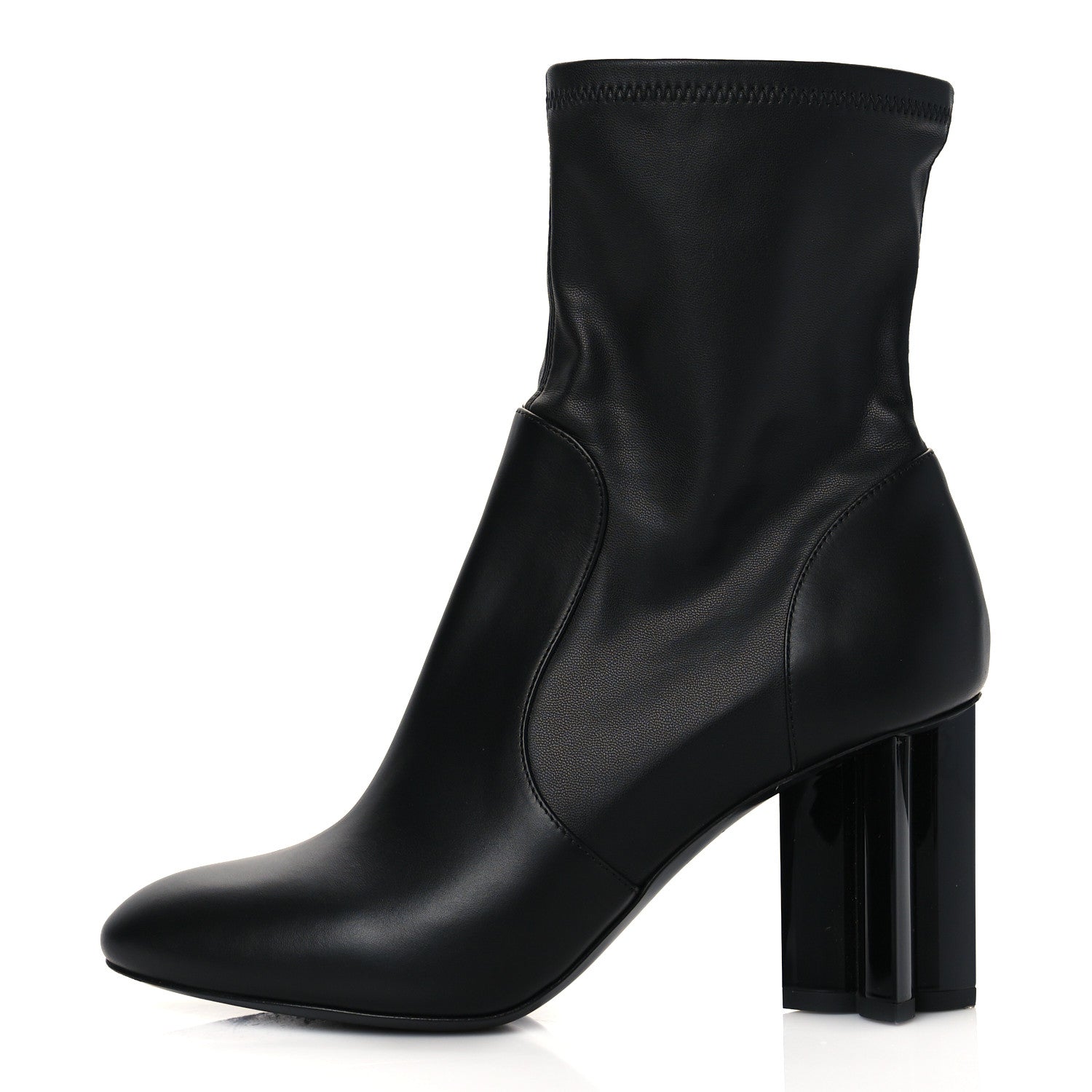 Louis Vuitton Calfskin Silhouette Ankle Boots 38 Black 1 of 8