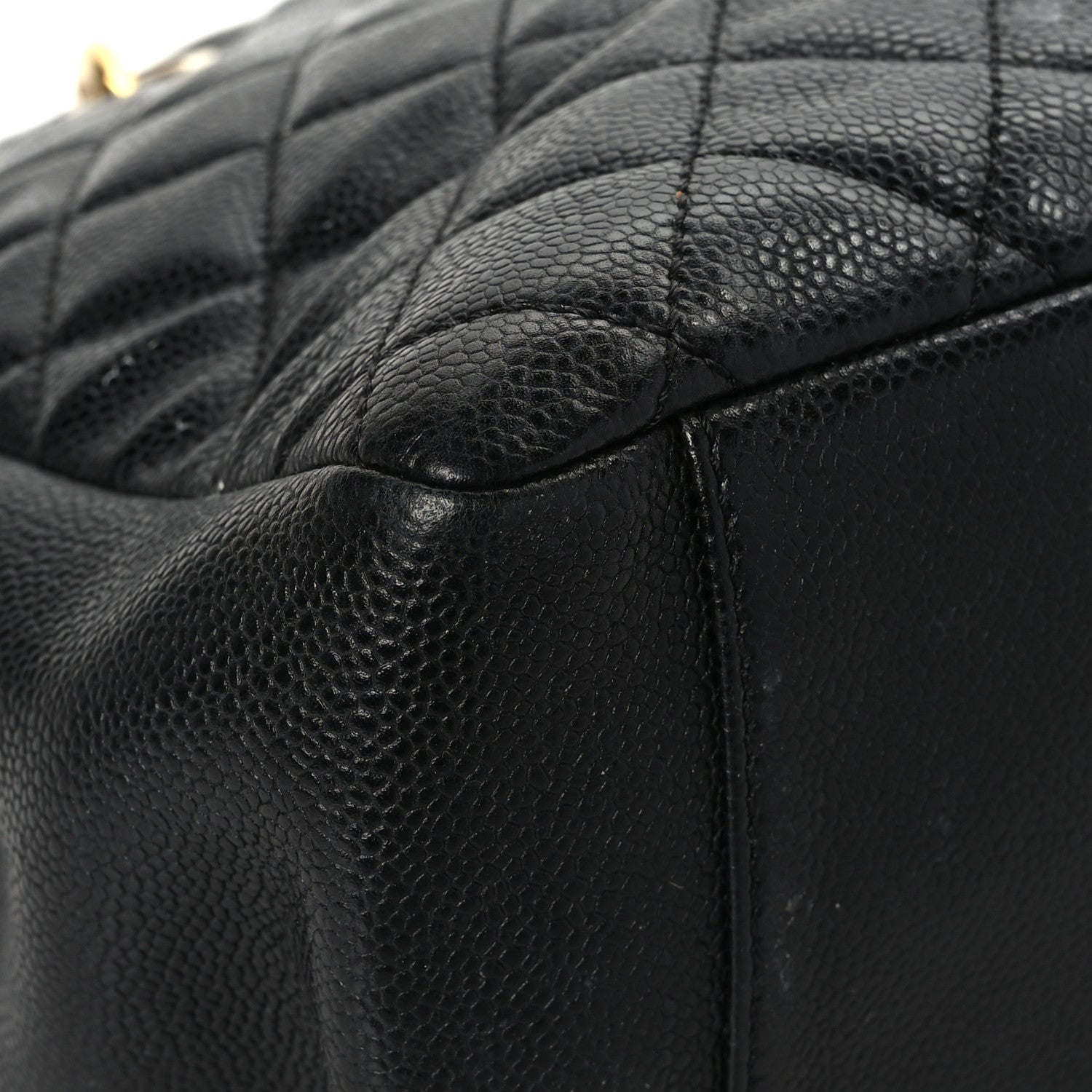 Chanel Caviar Quilted Grand Shopping Tote GST Black 8 of 13