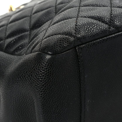Chanel Caviar Quilted Grand Shopping Tote GST Black 8 of 13